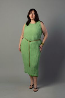 Jaya Reversible Pleated Dress
