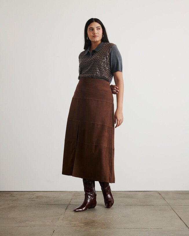 Camilla Knit Top, Dark Heather GreyBronze Multi / Charcoal Grey, alternate image number 1