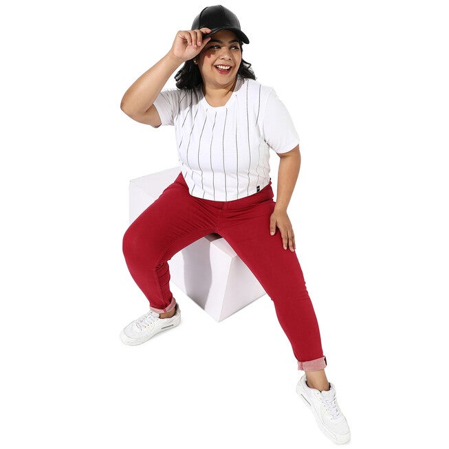 Maroon Skinny Jeans, , alternate image number 8