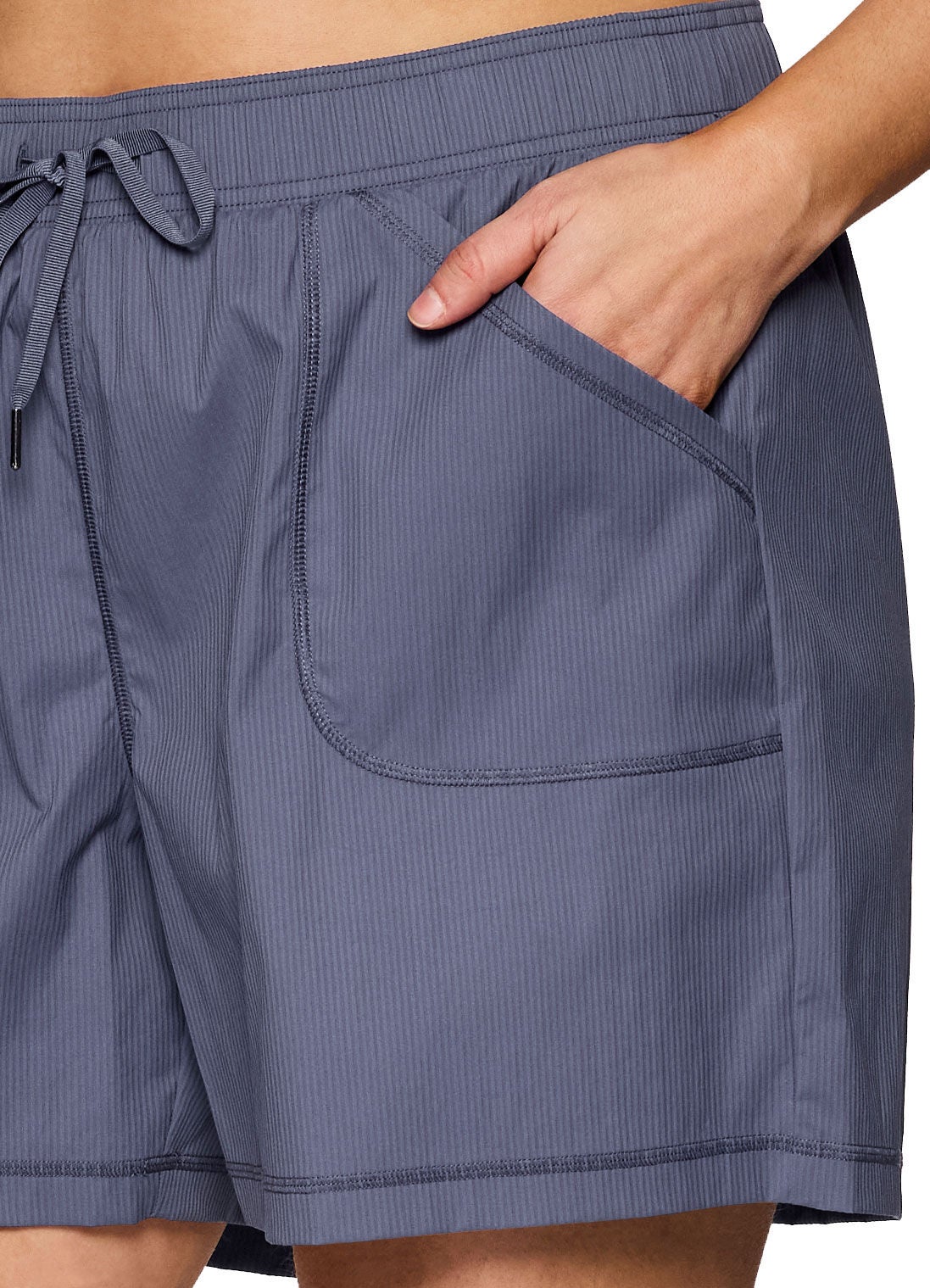 Plus Birdie Textured Walking Short, Smoke Blue / Cornflower Blue, alternate image number 3