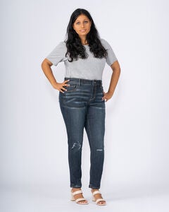 High Rise Ankle Skinny - Carter