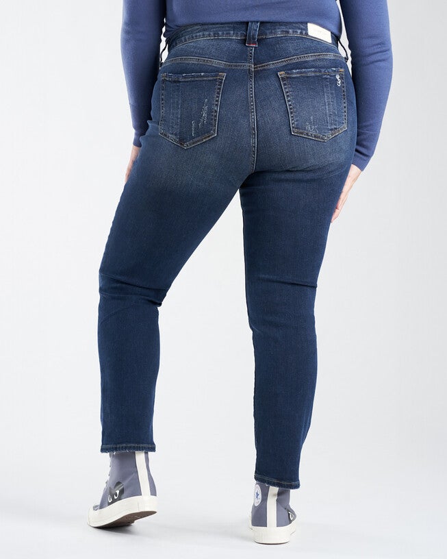 Mid Rise Slim - Wendy, WENDY / Dark Wash, alternate image number 2
