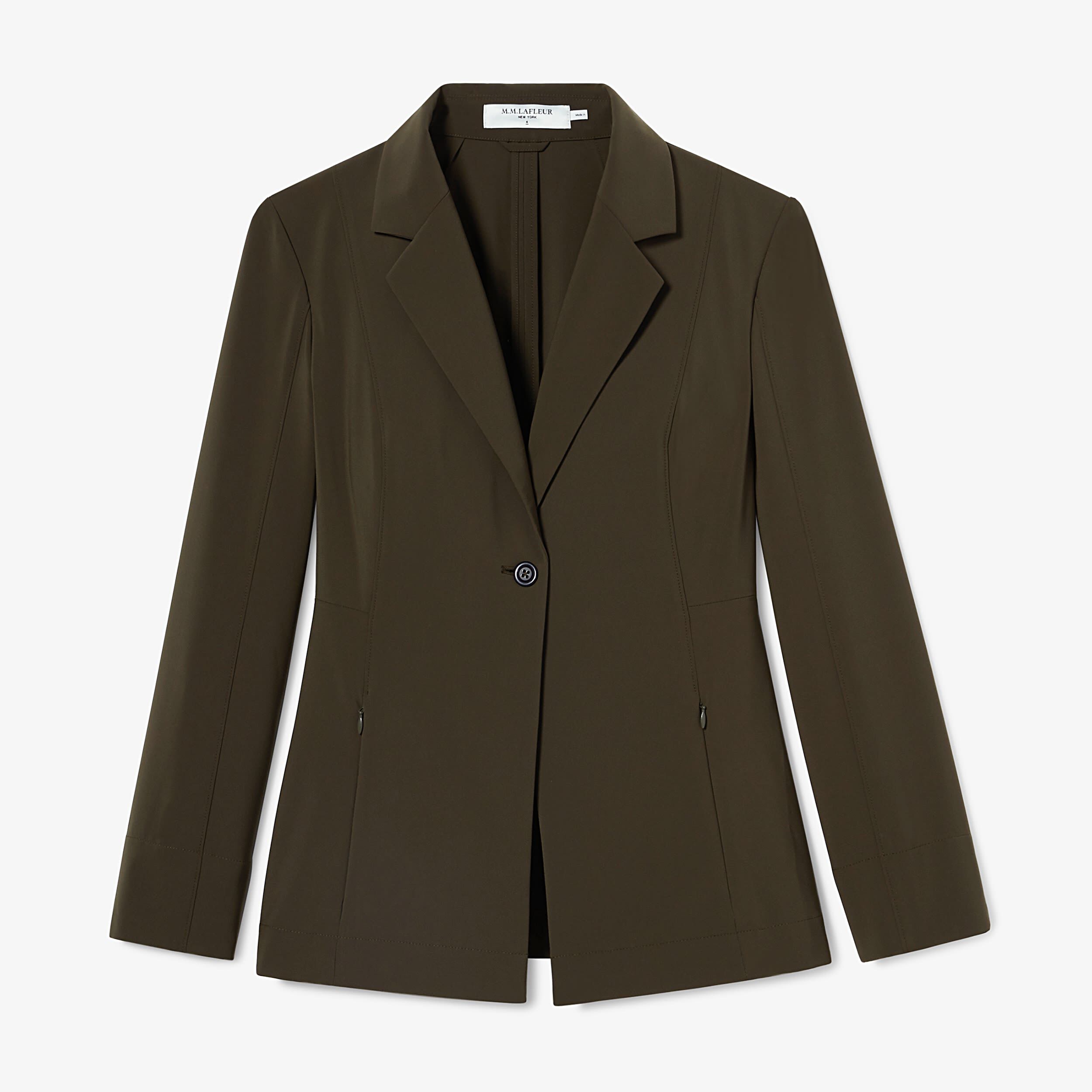 Moreland Travel Blazer - OrigamiTech, Olive / Olive Green, alternate image number 3