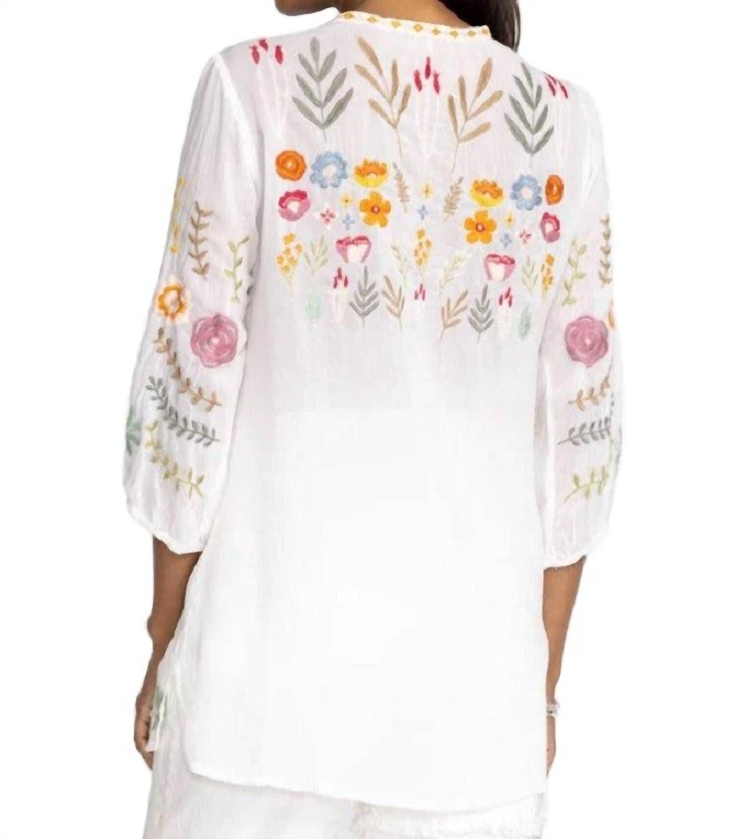 MIKAH TUNIC IN WHITE, , alternate image number 3