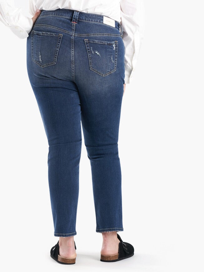 Eliana High Rise Straight Leg Jeans, , alternate image number 6