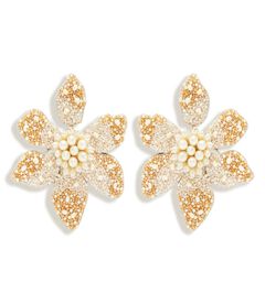 Camelia Pearl Earrings