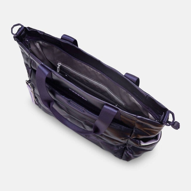 Puffer Tote Bag In Deep Blue, , alternate image number null