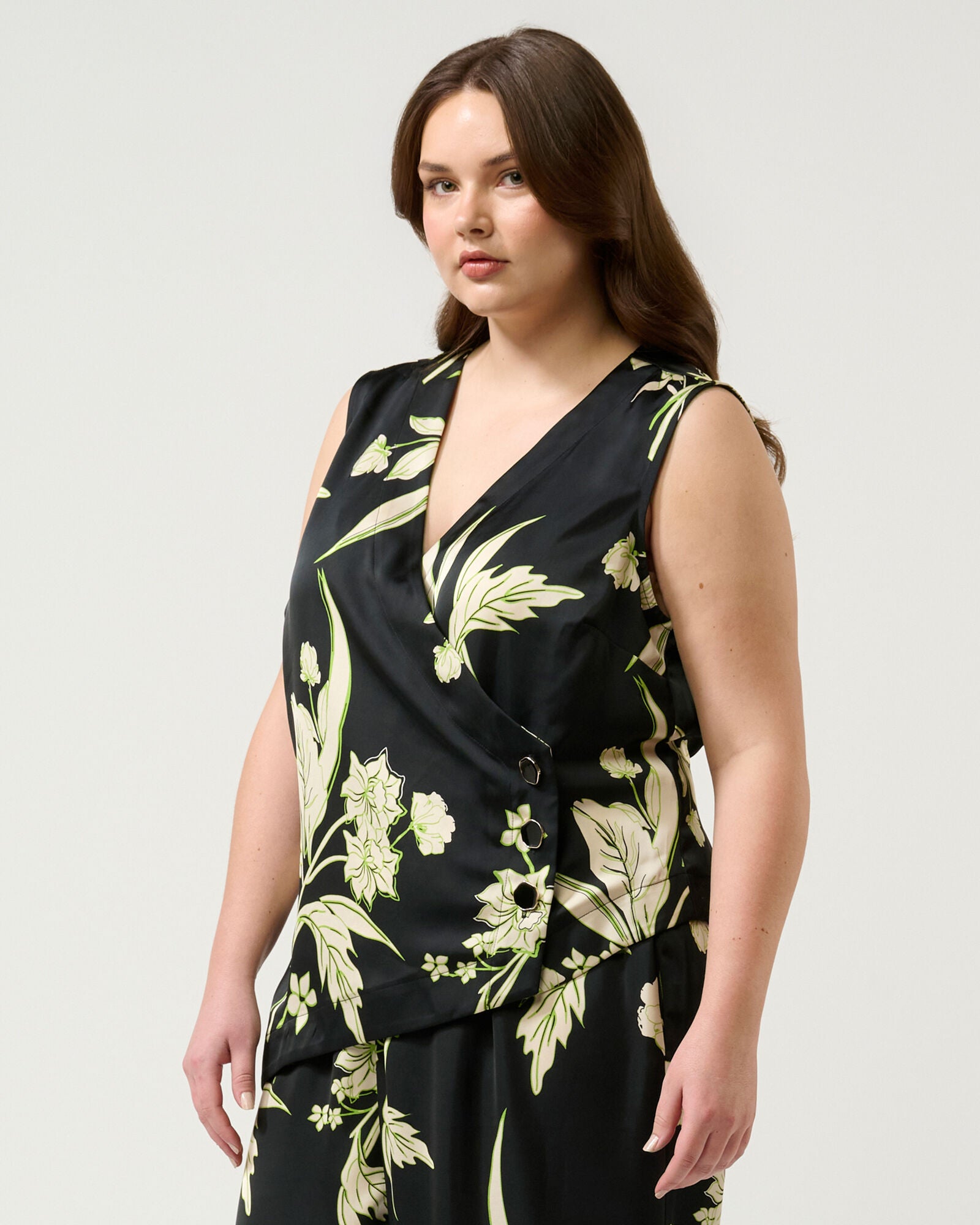 Baia Top, Print / Black, alternate image number 4