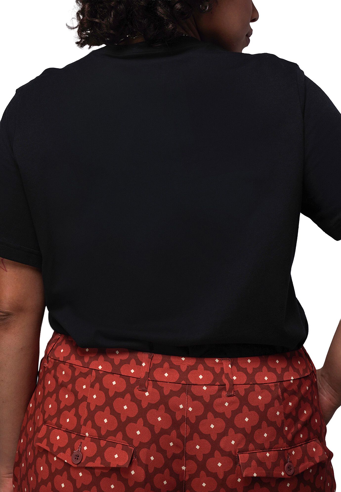 The Everyday Pocket Tee, BLACK / Black, alternate image number 2