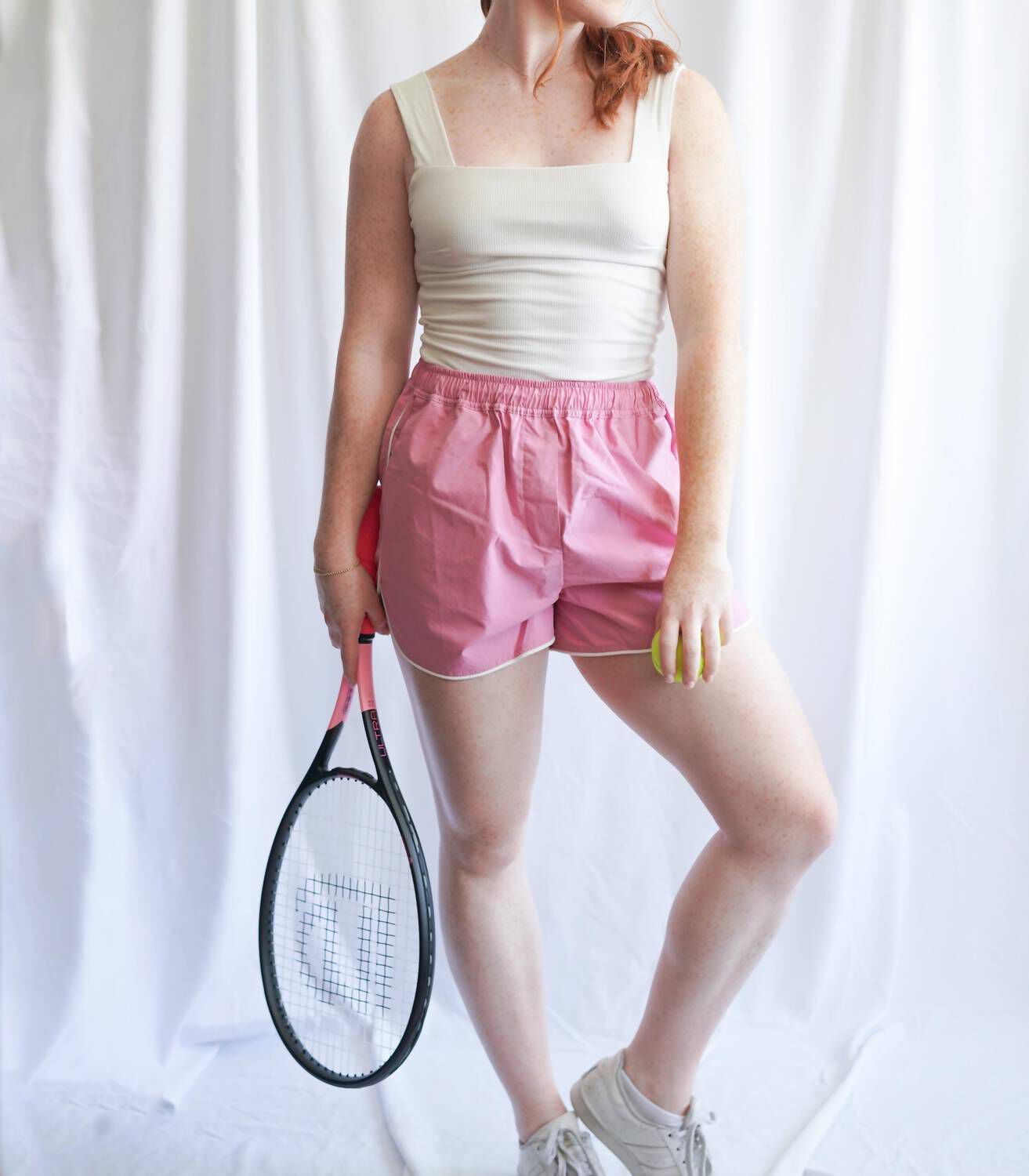 Tennis Shorts In Pink, , alternate image number 1