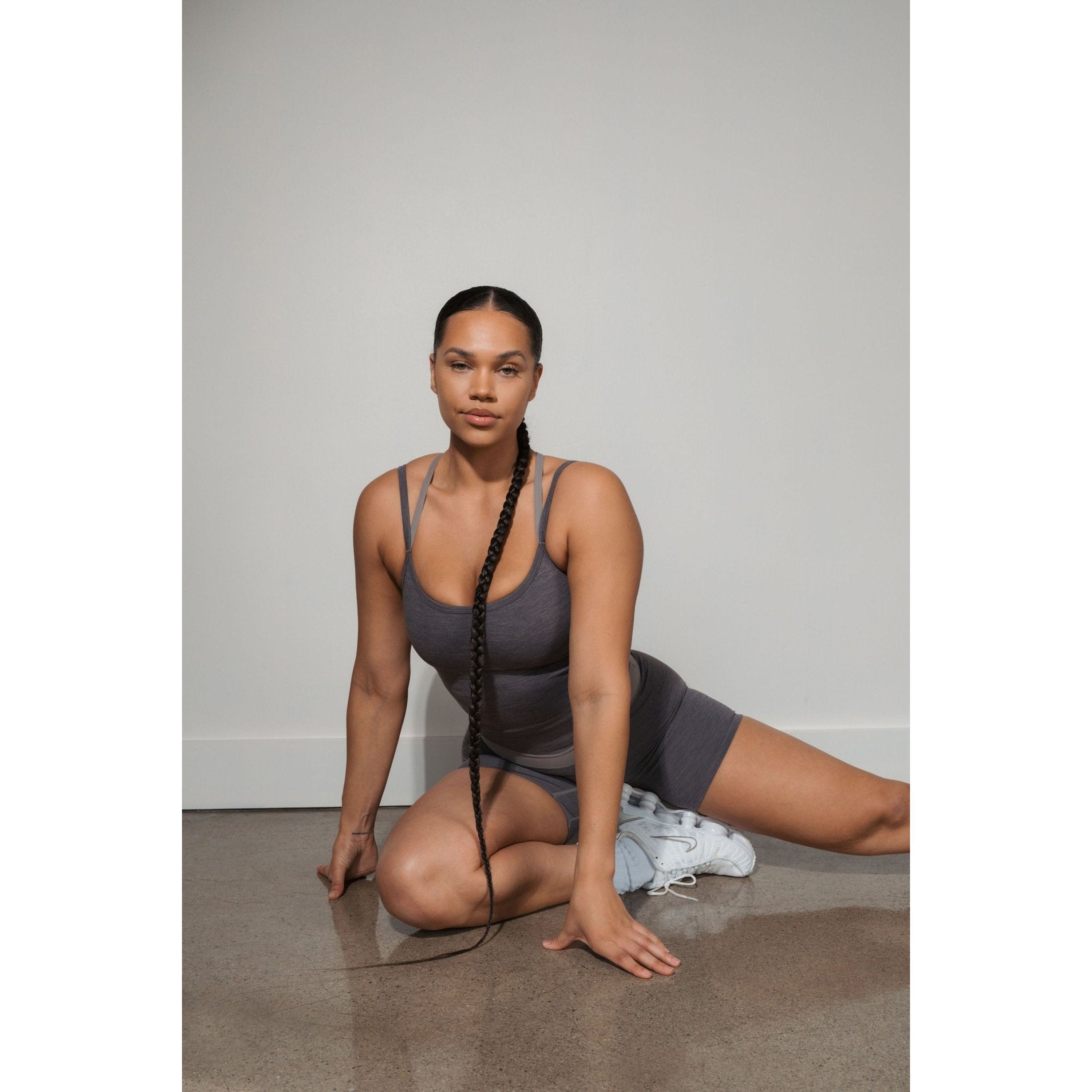 Daydream Block Volley Short, River Rock / Light Grey, alternate image number 5