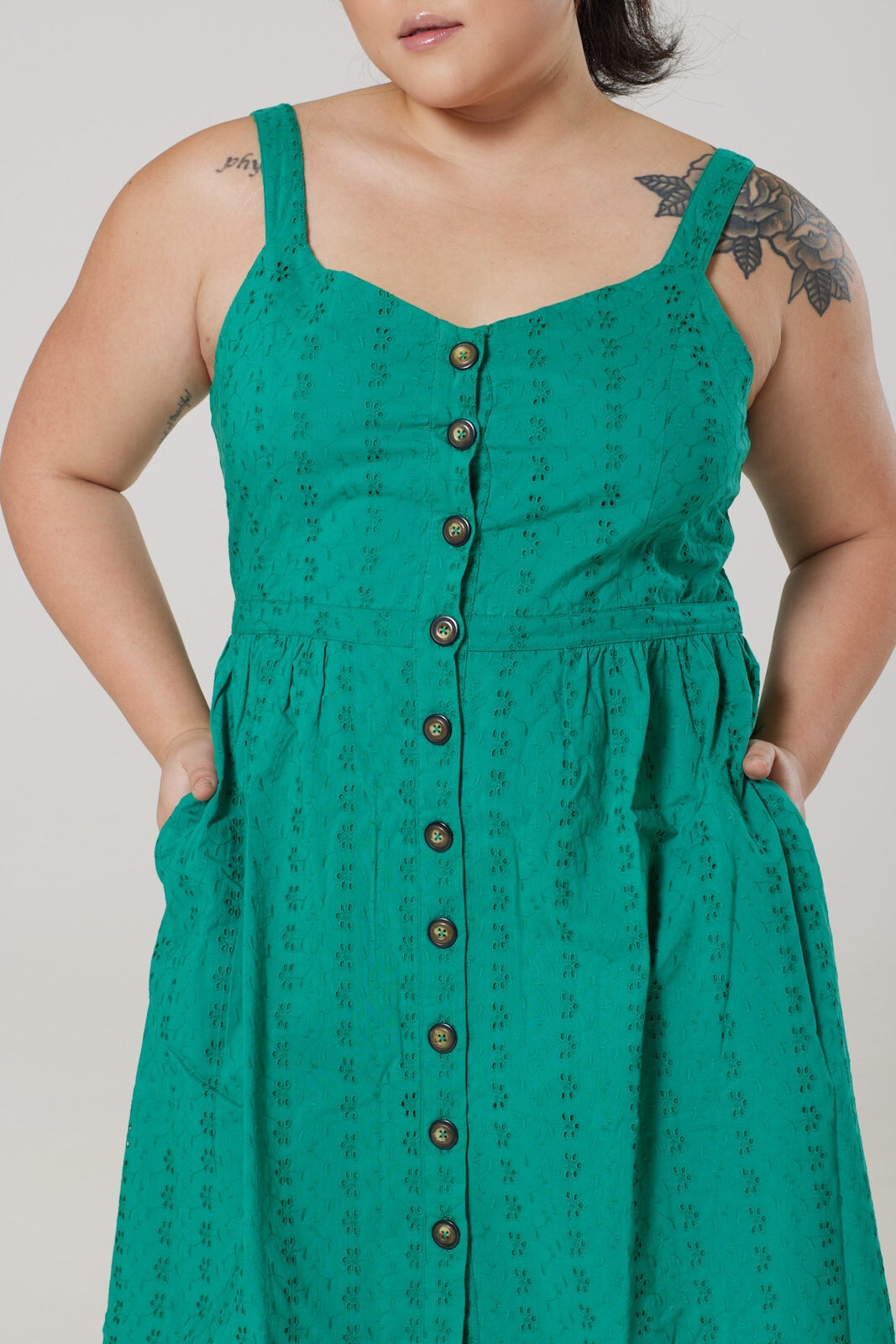 Remmy Green Dress, Kelly Green / Kelly Green, alternate image number 3