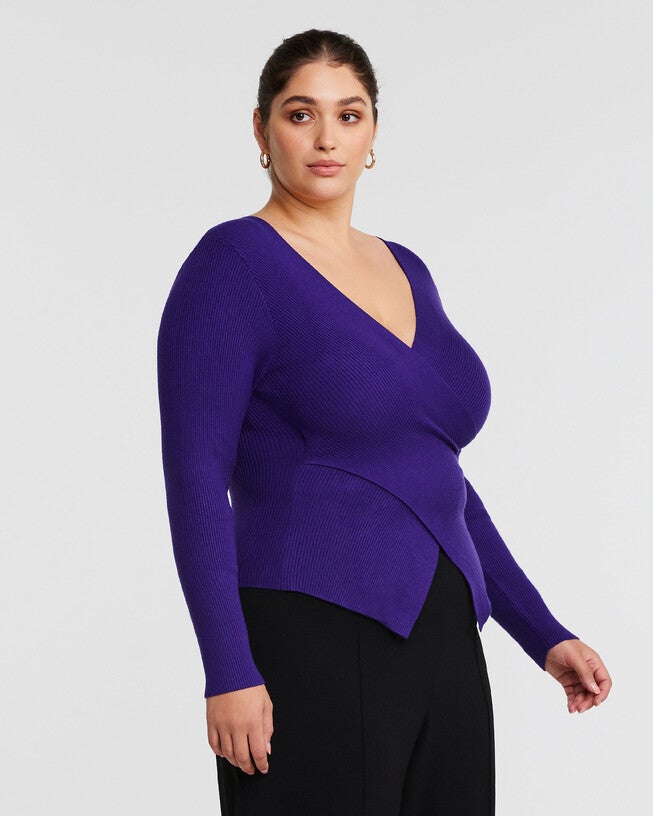 Wrap It Up Long Sleeve Knit Top, , alternate image number 7
