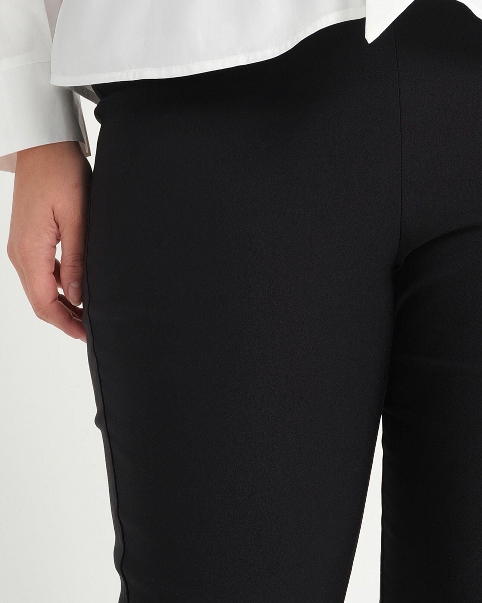 Kora Stretch Straight Pant, Black / Black, alternate image number 4