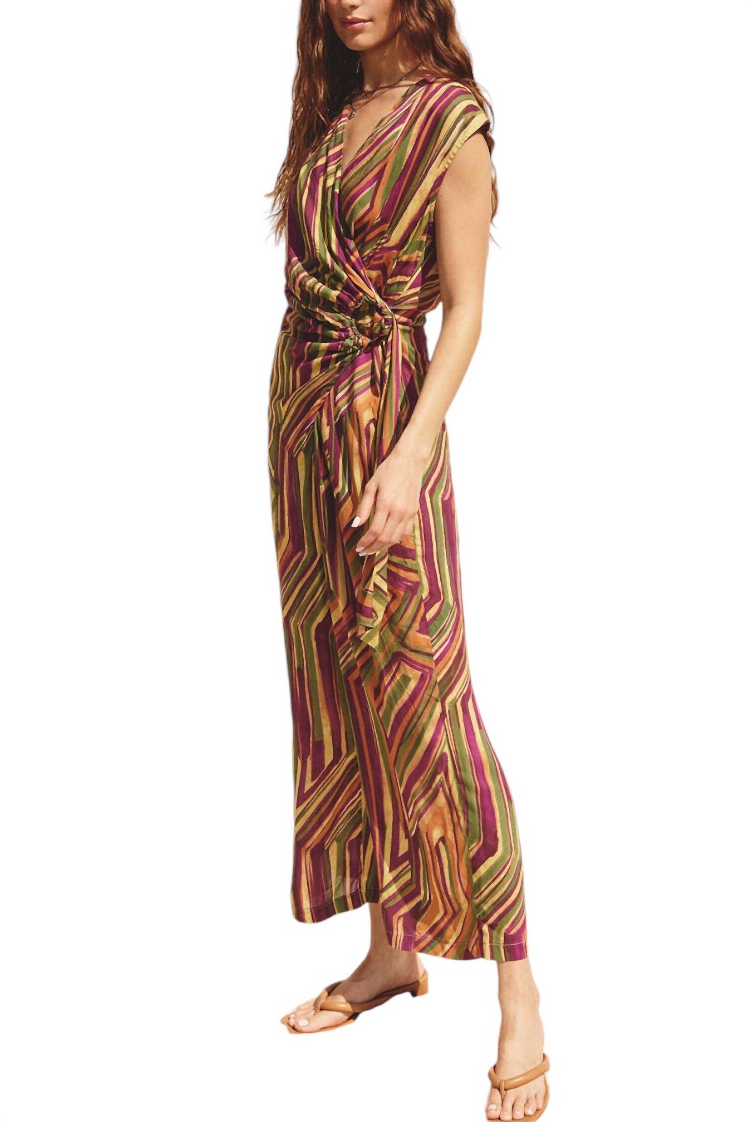 Girls Night Buckle Detail Jumpsuit, Vintage Royale / Navy, alternate image number 2