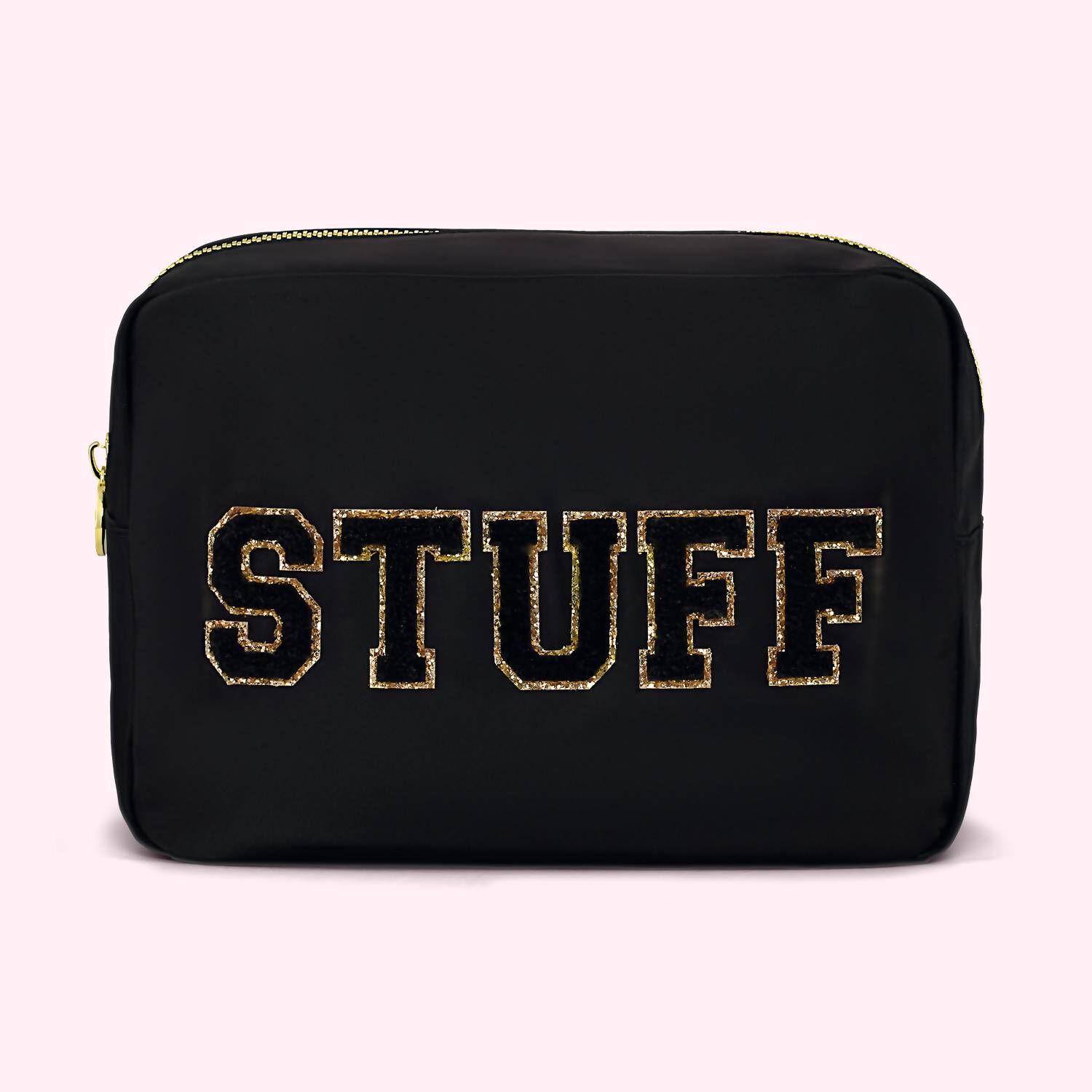 Stuff Large Pouch in Noir | Dia & Co