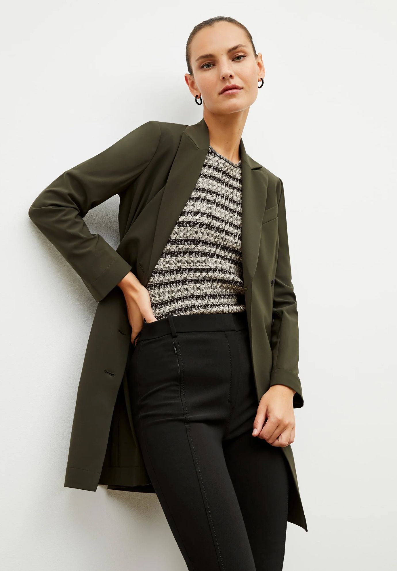 Gwynne Dress - OrigamiTech, Olive / Olive Green, alternate image number 4