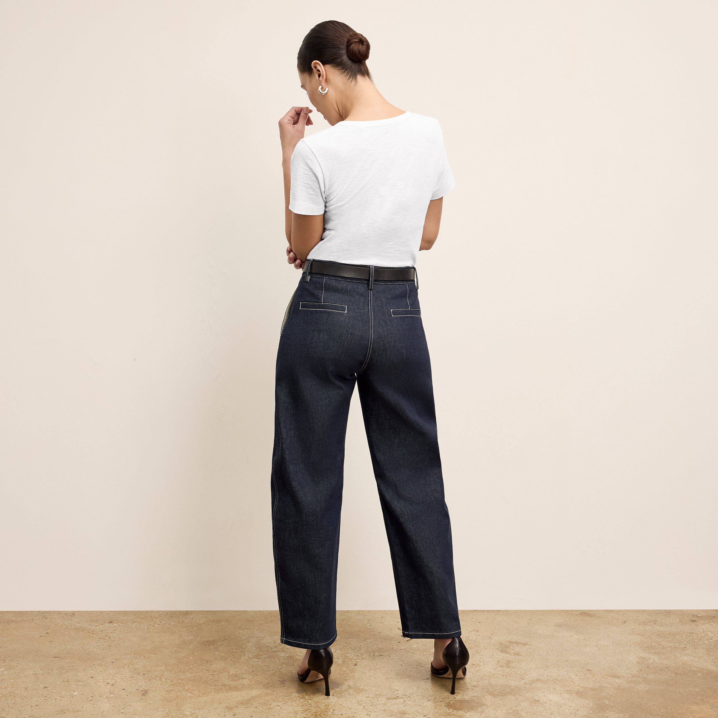 Kenya T-Shirt - Organic Cotton Slub, White / White, alternate image number 1