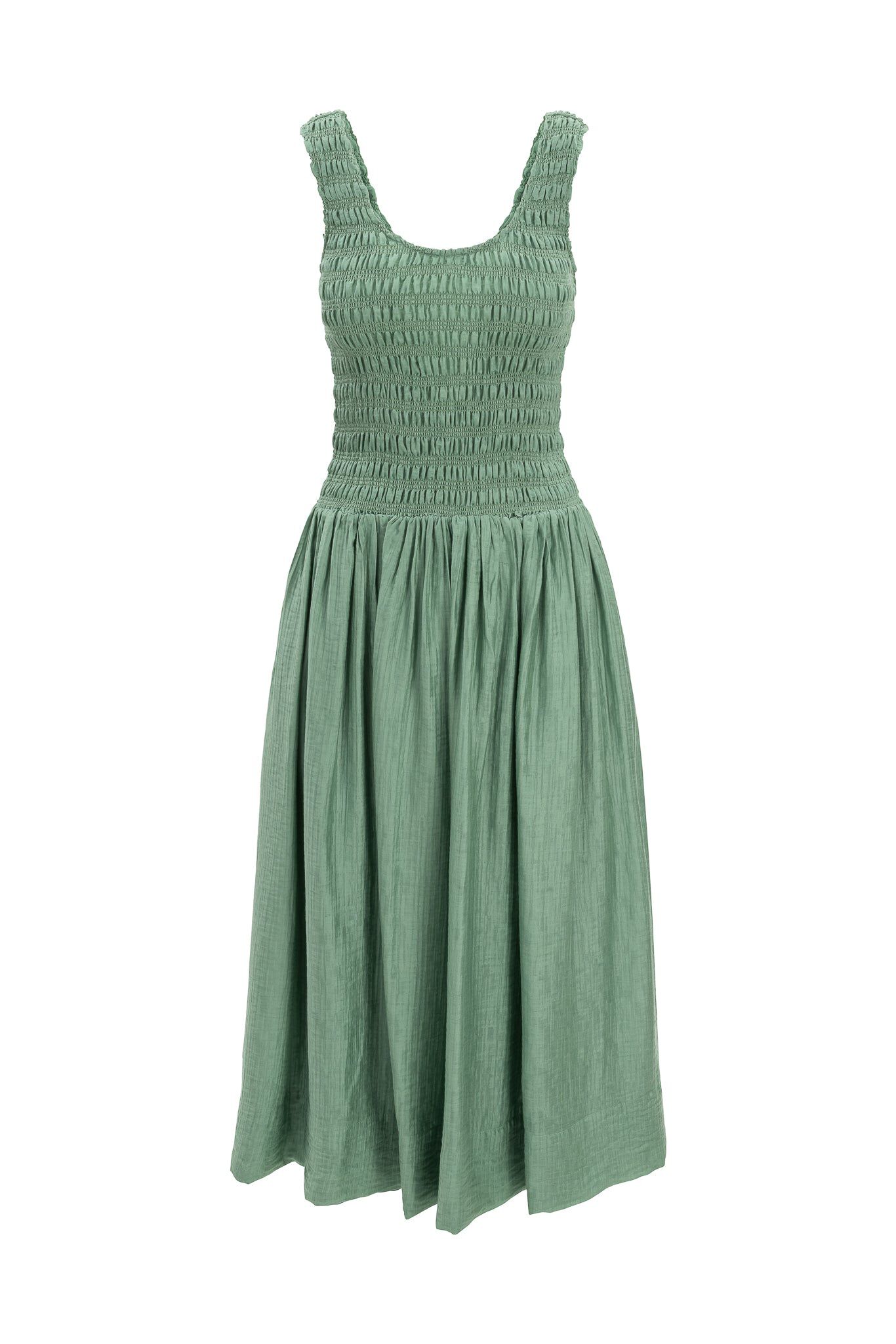 Marlow Dress, Green / Light Green, alternate image number 5