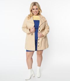 Smak Parlour Khaki Belted Trench Coat