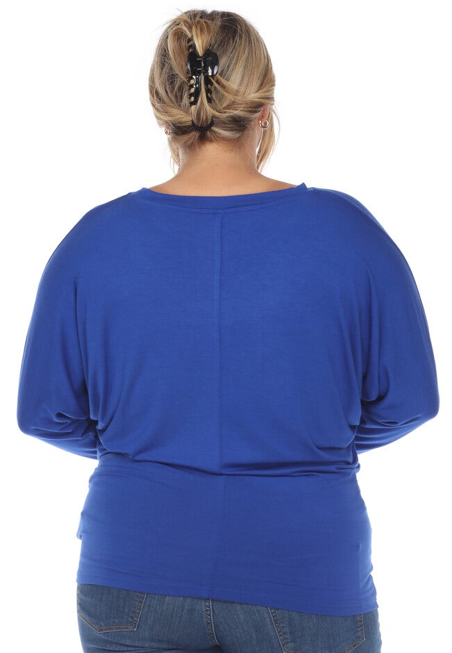 Dolman Sleeve Top, Royal / Royal Blue, alternate image number 1