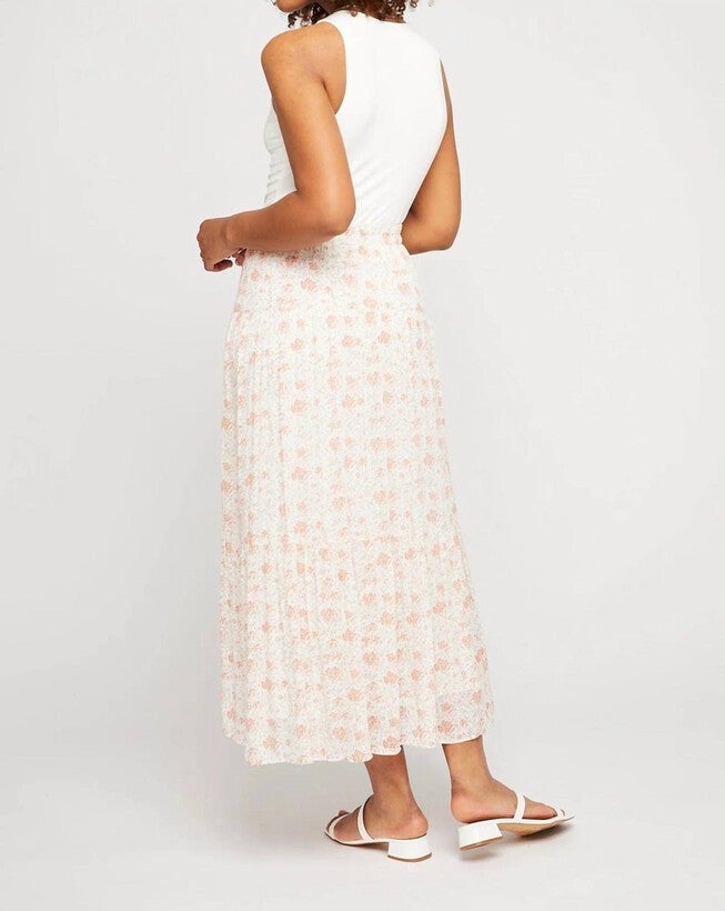 TEIGAN MIDI SKIRT IN SORBET DELICATE FLORAL, , alternate image number 5