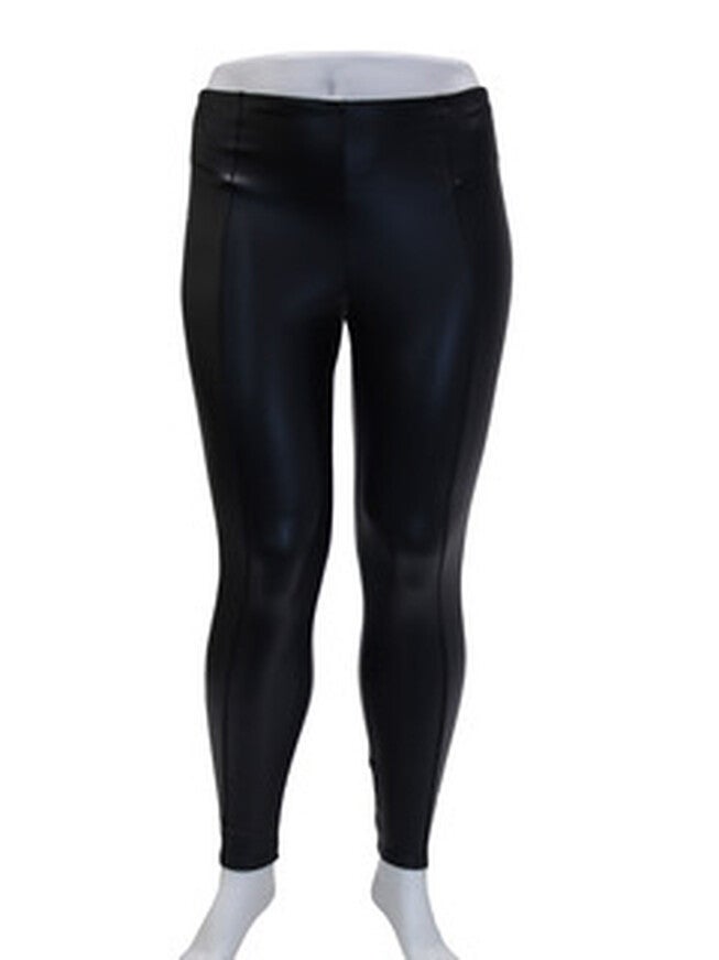 High Waist Vegan Legging, Black / Black, hi-res image number null