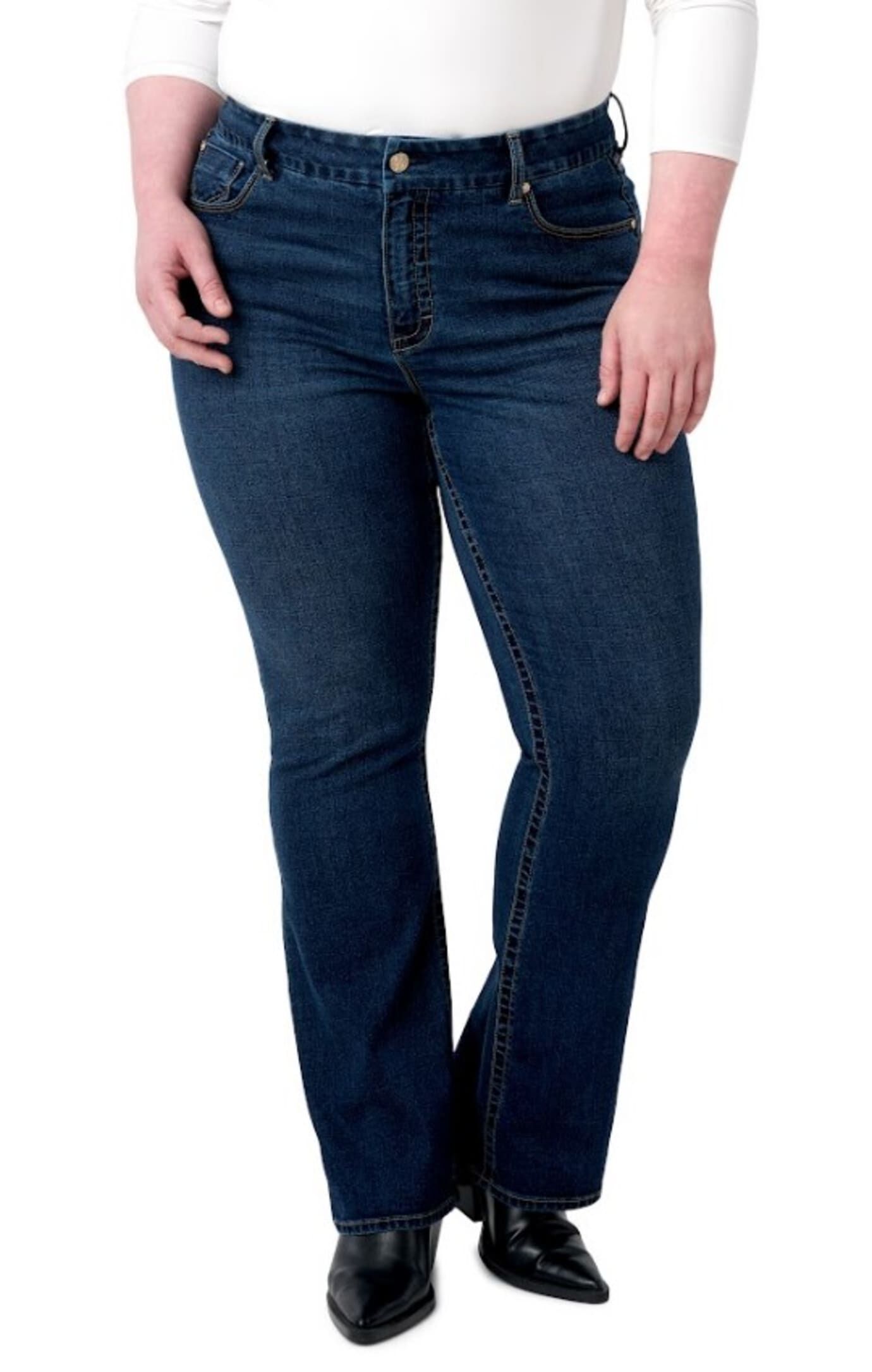 Tummyless Boot, Hayden / Dark Wash, hi-res image number 0