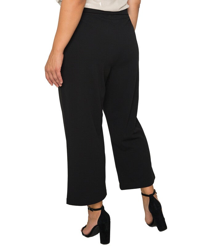 Plus Size Mona High Waist Stretch Crepe 23 inches Crop Pants, , alternate image number 6