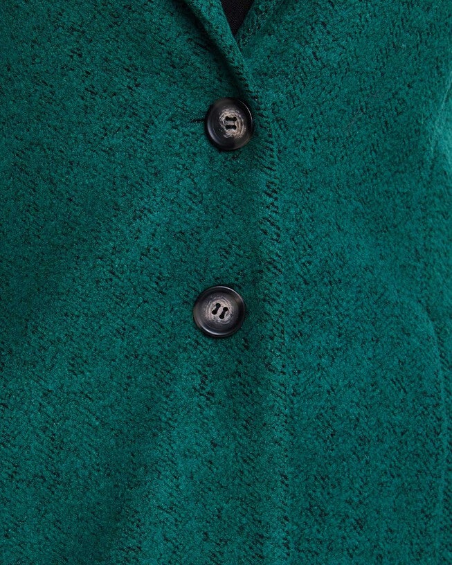 Wander Green Collared Coat, Emerald / Forest Green, alternate image number 4