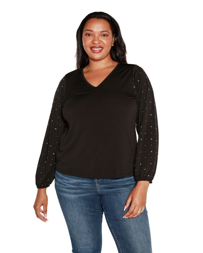 Plus Size Embellished Open-Front Knit Cardigan, Key Lime / Chartreuse, hi-res image number null