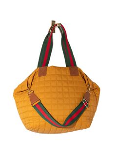 Ezra Quilted Nylon Travel Tote