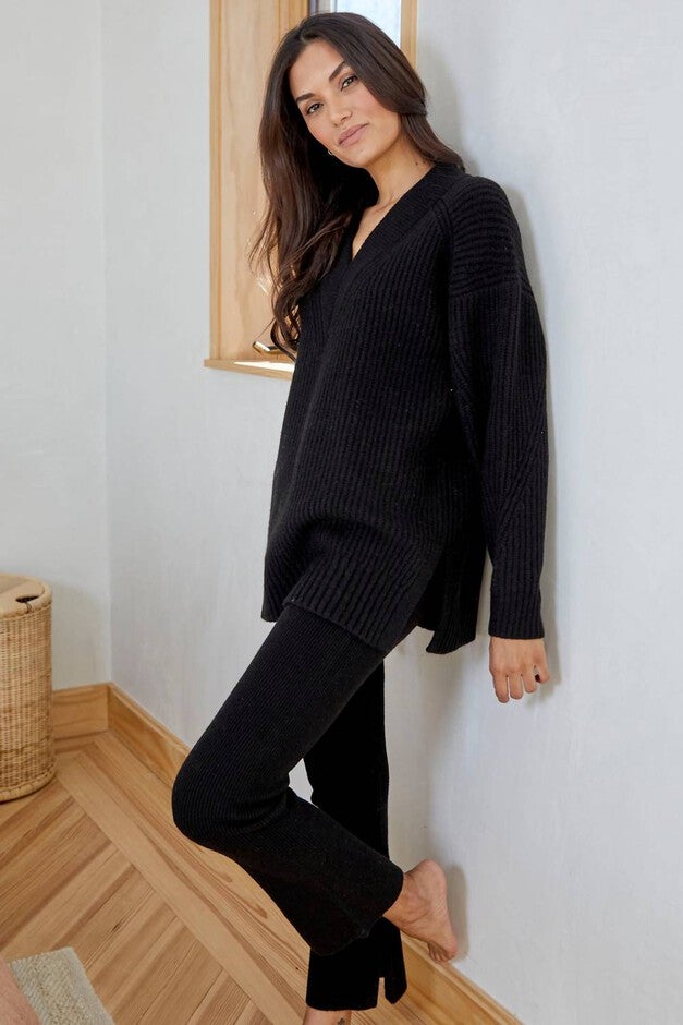 BAILEY SWEATER IN BLACK, Black / Black, alternate image number null
