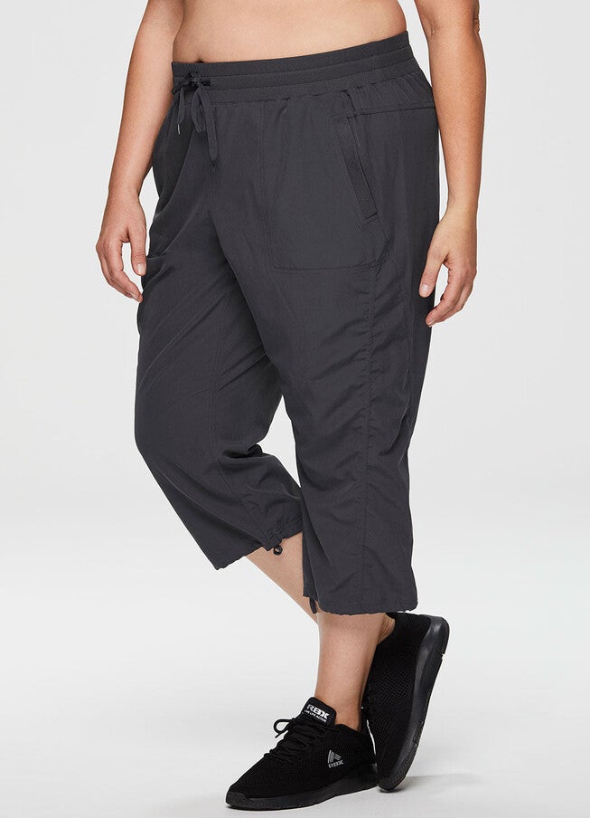 Plus Lumen Lightweight Capri Pant, Charcoal / Charcoal Grey, alternate image number 3