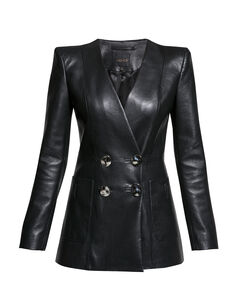 Claude Recycled Leather Blazer