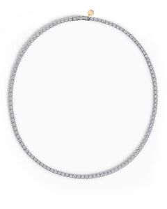 Tennis Necklace White Gold 20"