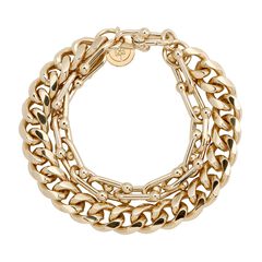 Violet Bracelet 9" Gold
