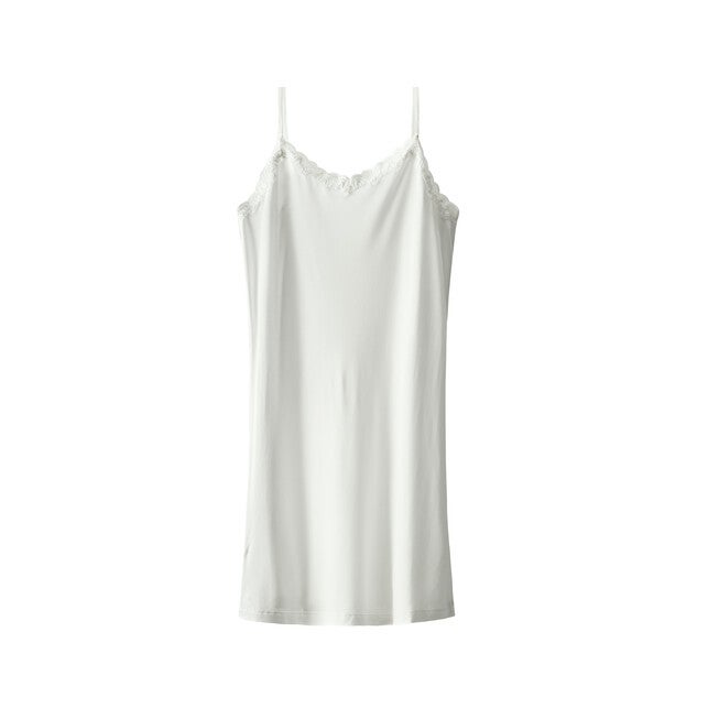 Silk Blend Slip, Winter White / White, alternate image number 3