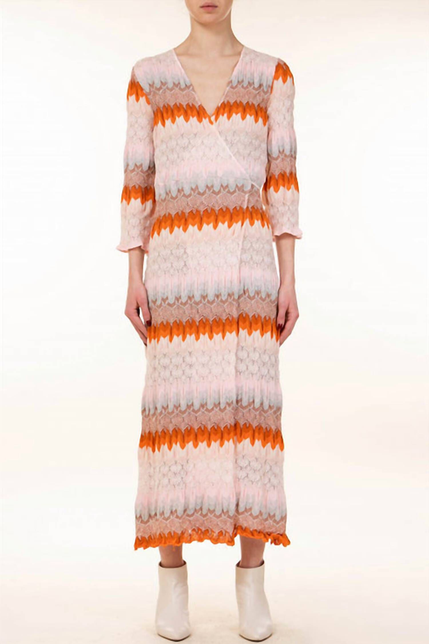 JEN CROCHET DRESS IN MULTI, Multi / Beige, hi-res image number 0