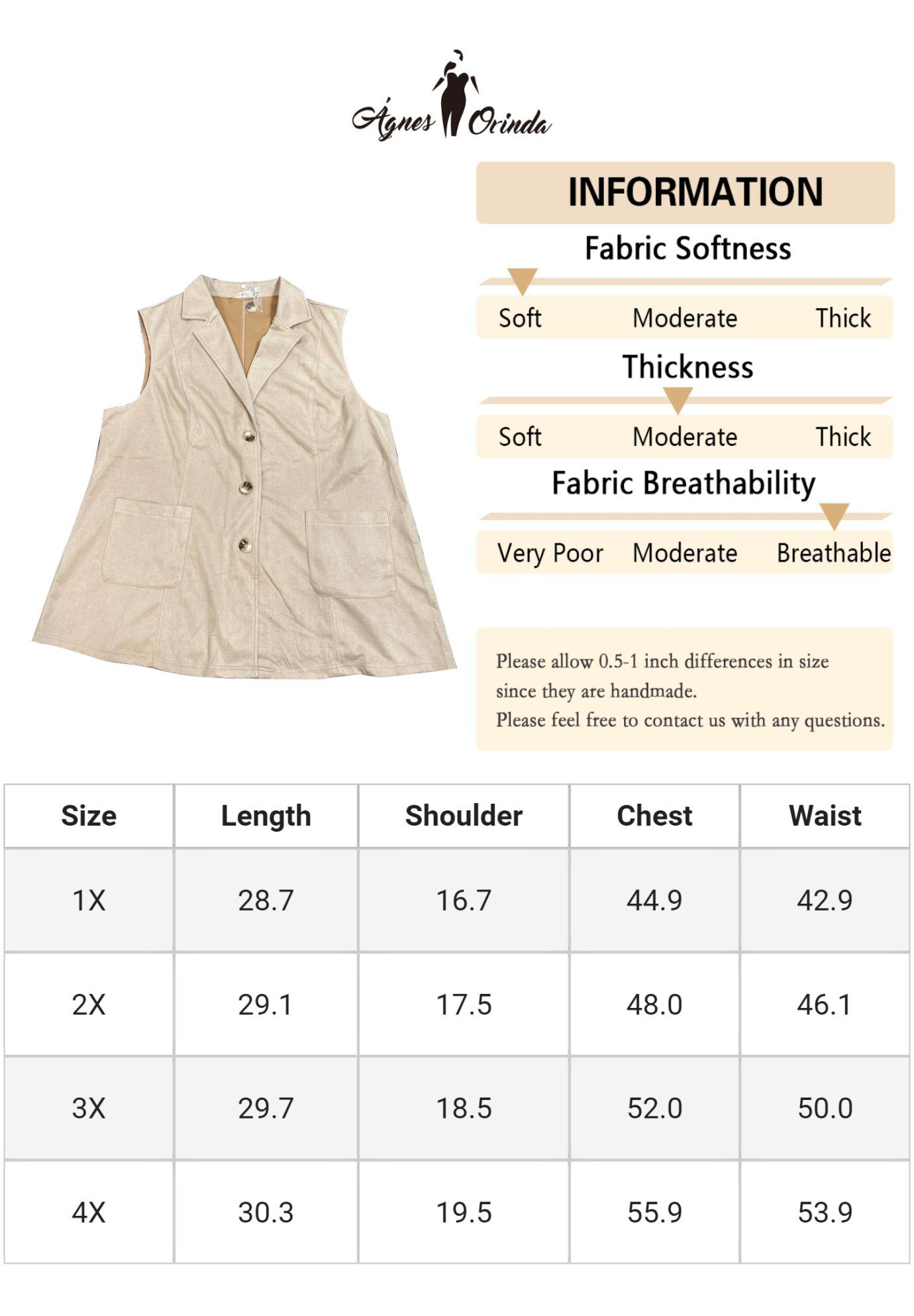 Lapel Suede Utility Vest, Khaki / Brown, alternate image number 4