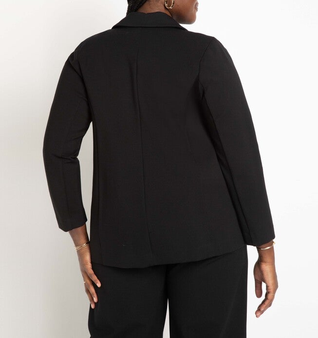 The Ultimate Stretch Suit Long Line One Button Blazer, , alternate image number null