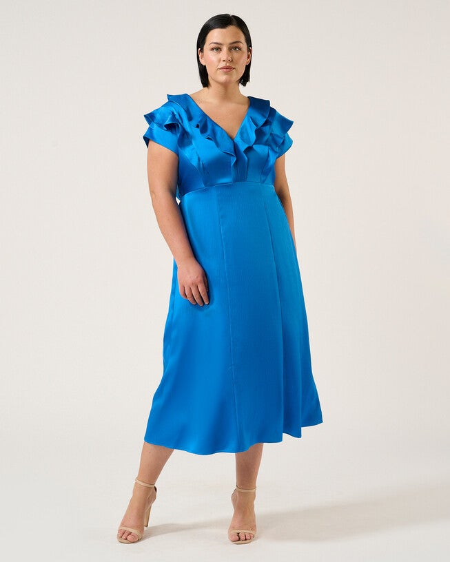 Poseidon Dress, Cobalt / Royal Blue, alternate image number null