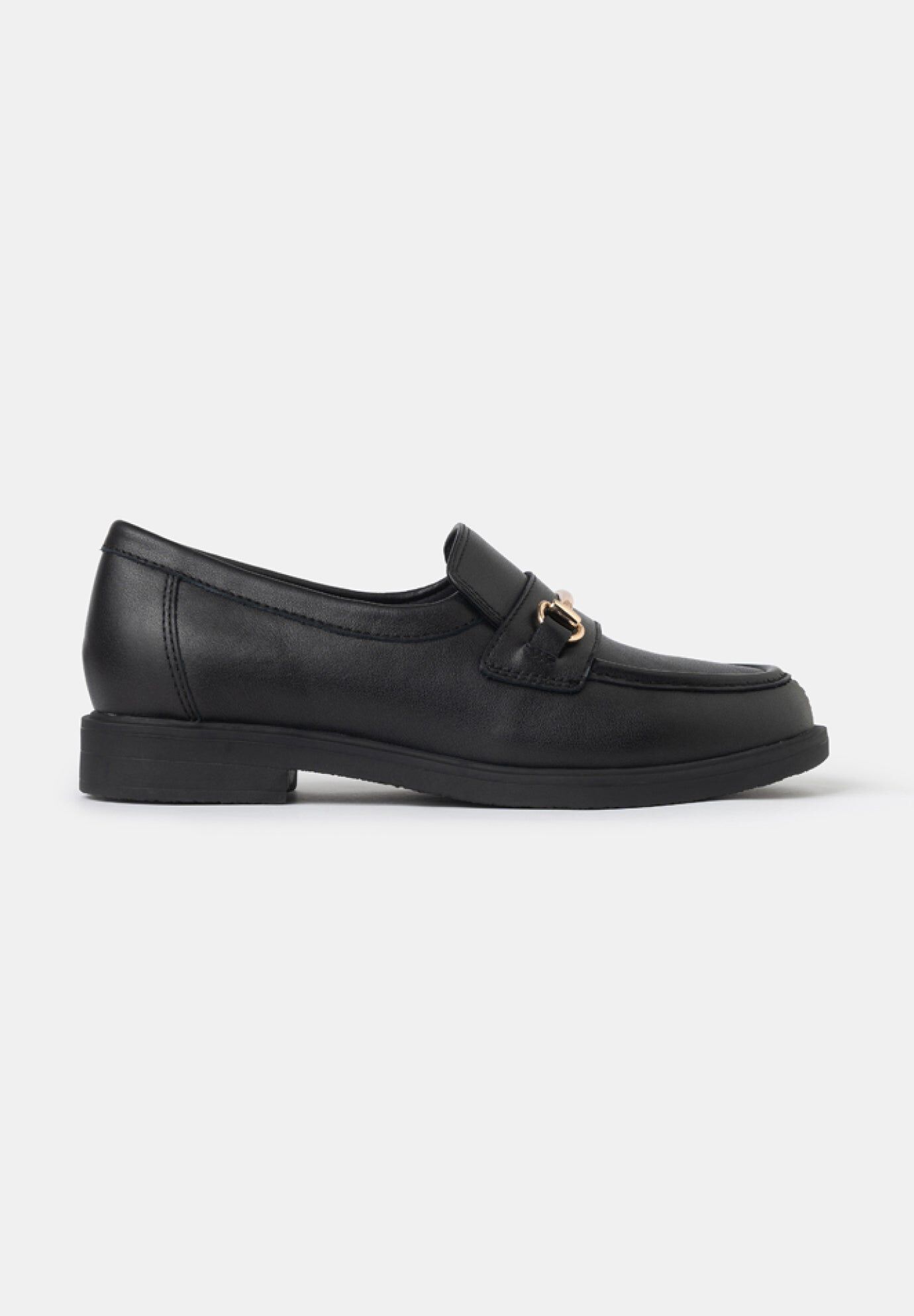 Reese Low Heel Classic Loafers, Black / Black, hi-res image number 0