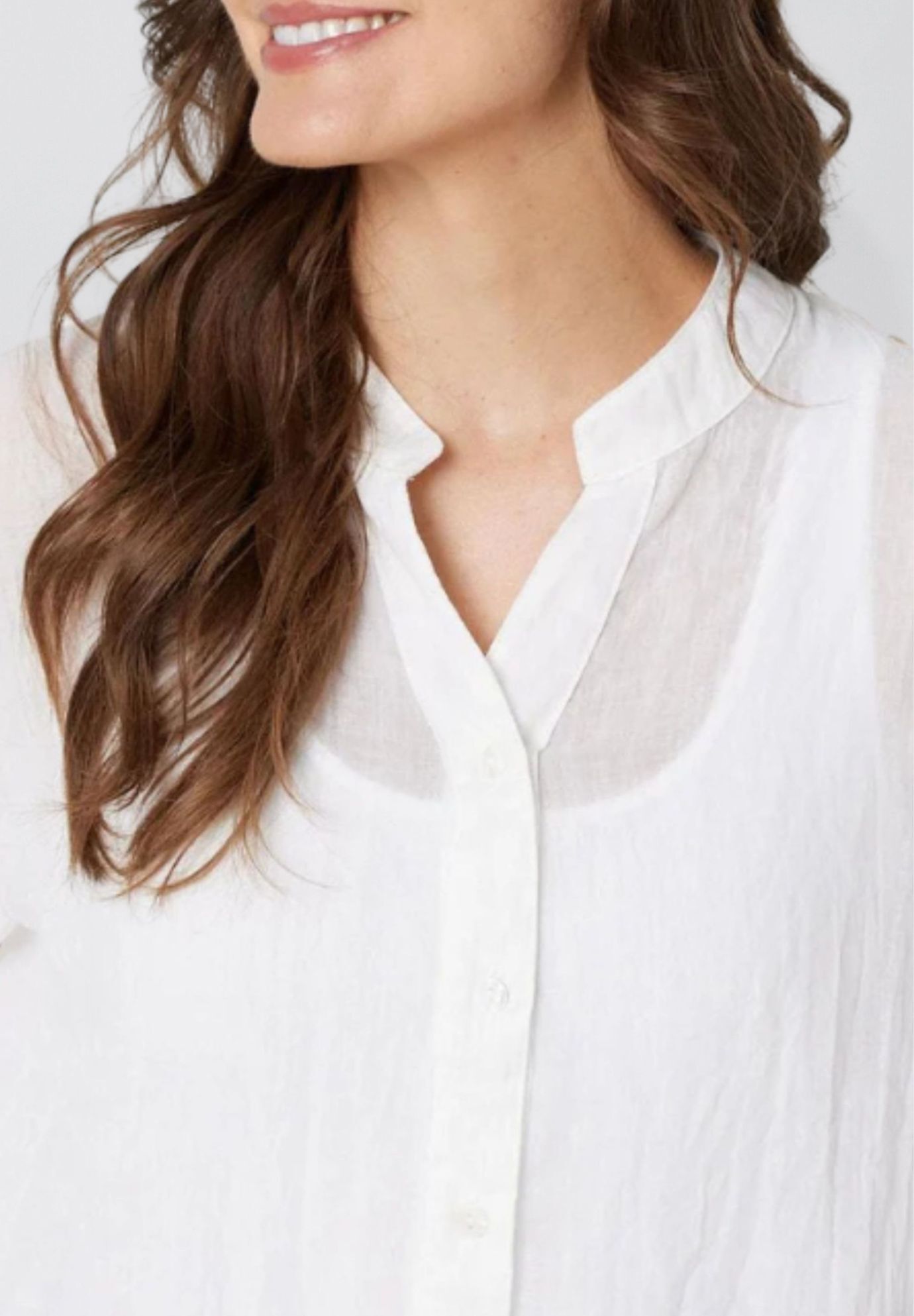 Annick- Lilou On-Off Shoulder Ditsy Floral Maxi Dress Front Slits, White / White, alternate image number 1