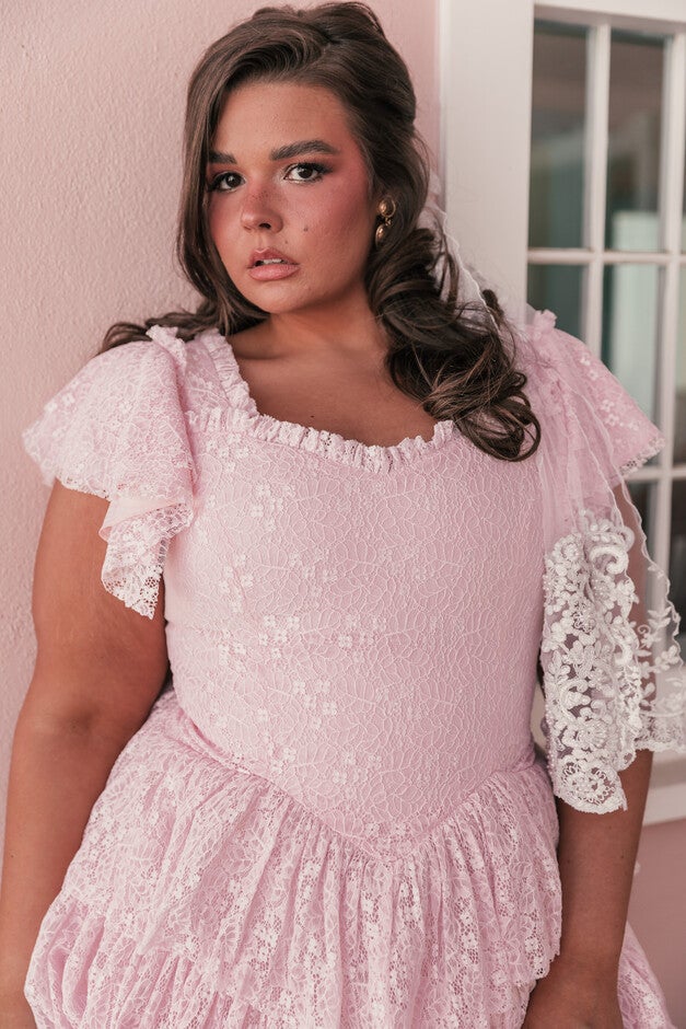 Mia Dress, Pink / Pink, alternate image number null