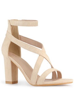 Chunky High Heel Sandals