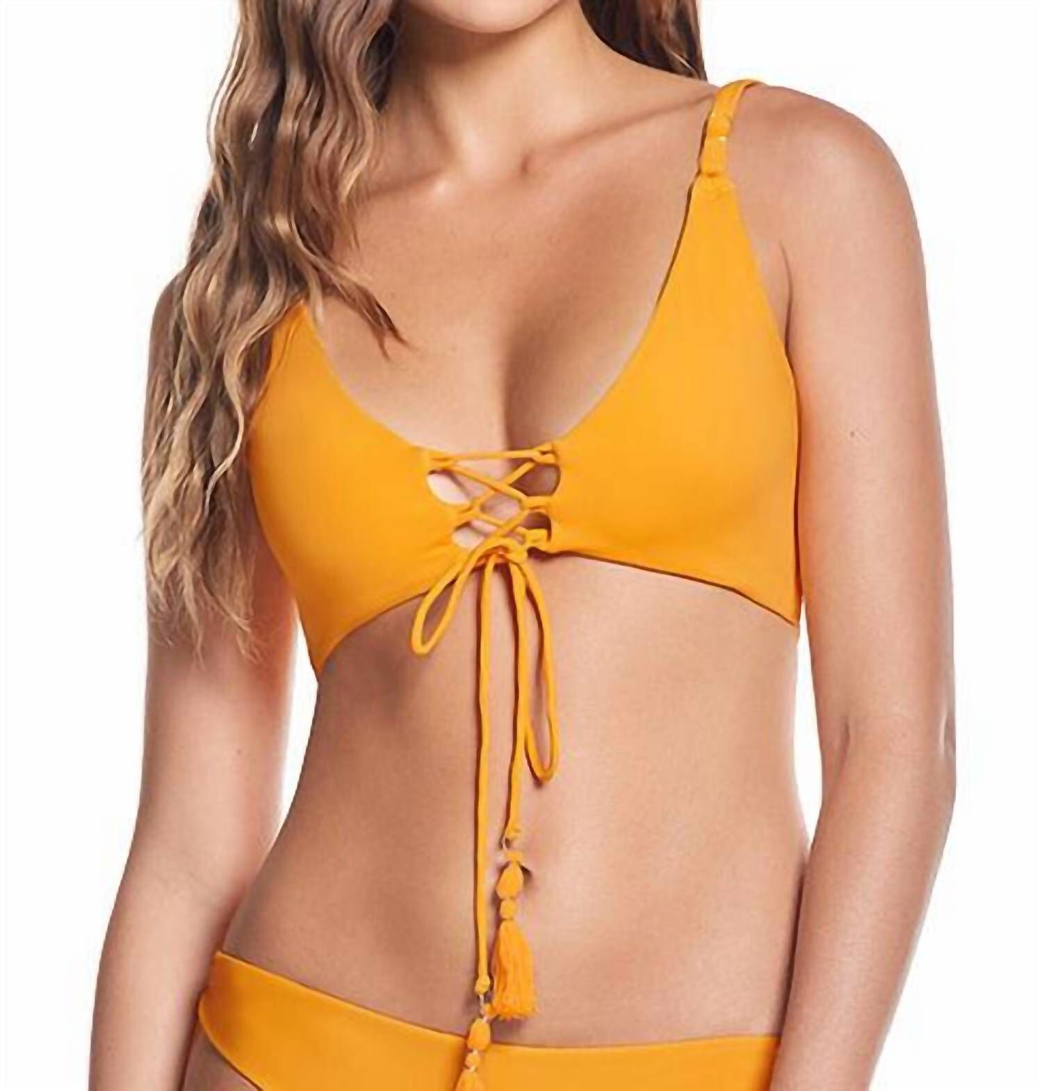 COLOR MIX CALI OTS BRA TOP IN AMBER, Amber / Orange, hi-res image number 0