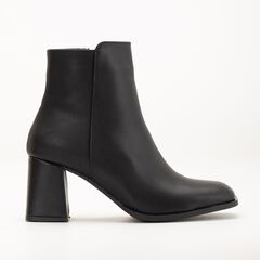 NADINE - BLACK MATT ANKLE BOOTS