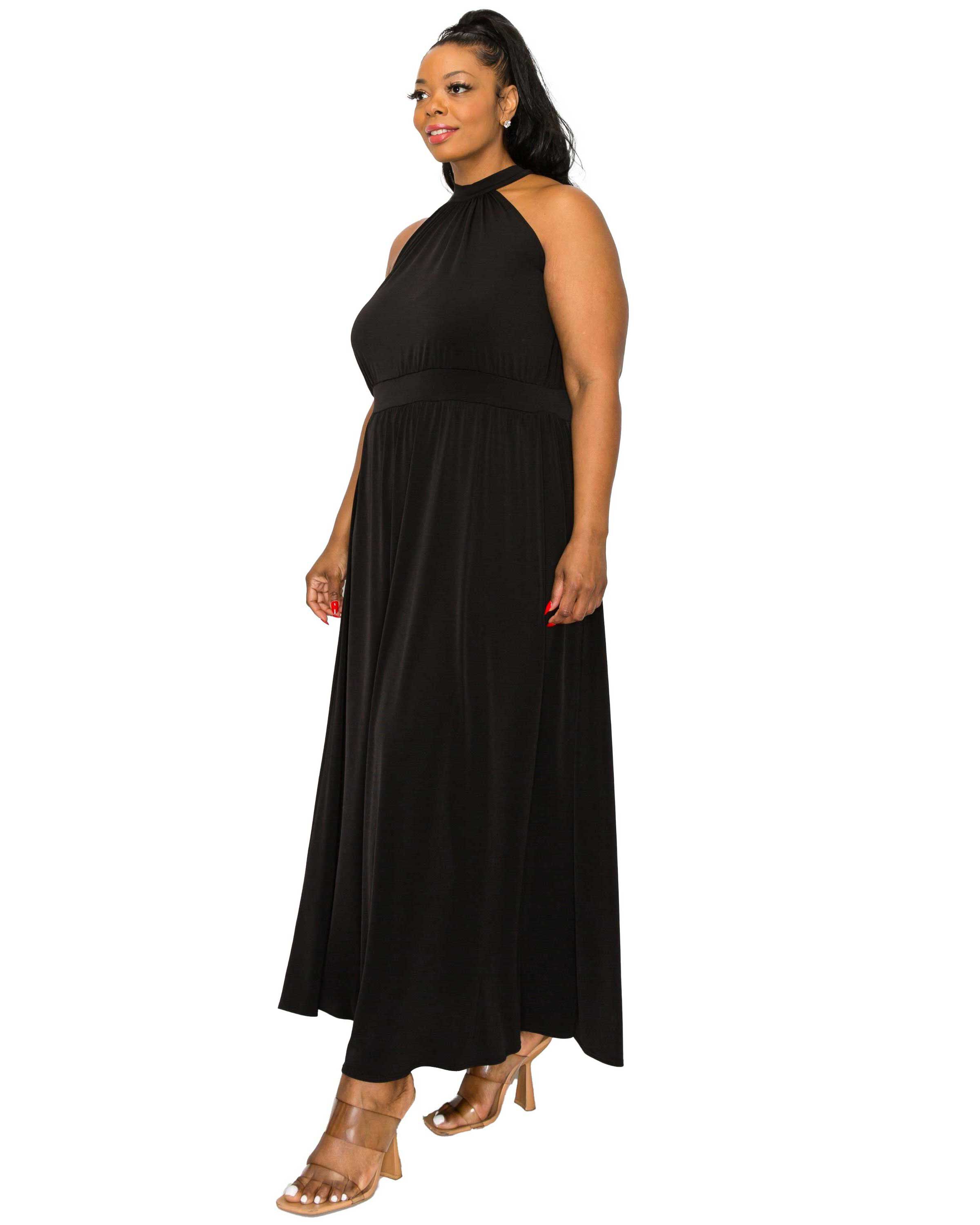 Halter Neck Dress, , alternate image number 4