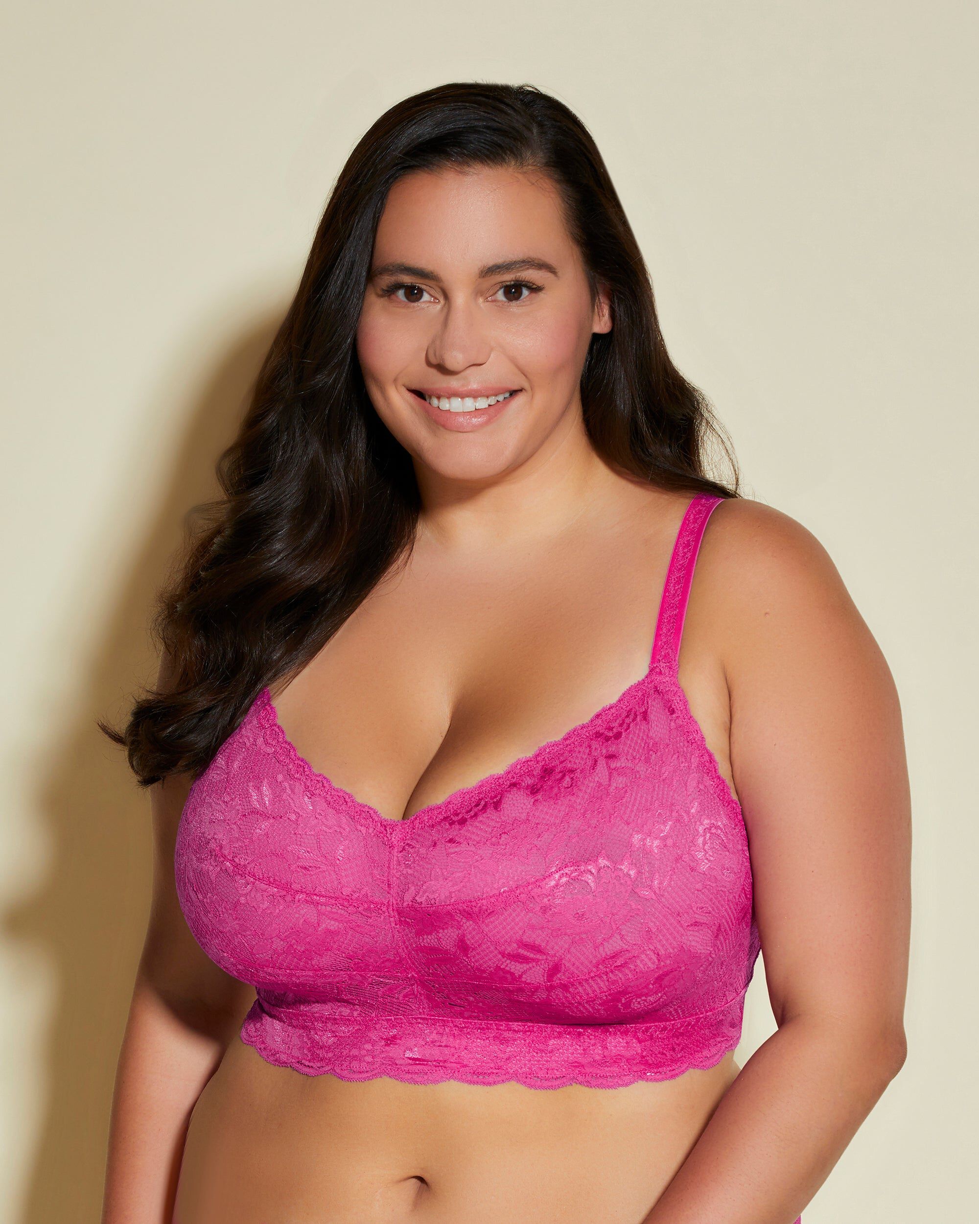 Ultra Curvy Sweetie Bralette, Victorian Pink / Pink, hi-res image number 0